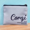 Denim Corgi Coin Pouch - Image 2