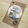 "CLAW MACHINE CORGI" Pin-Back Button (Matt Finishing)