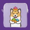 "Iced Gems Biscuits Corgi" Square Pouch