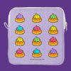"Iced Gems Biscuits Corgi" Square Pouch - Image 2